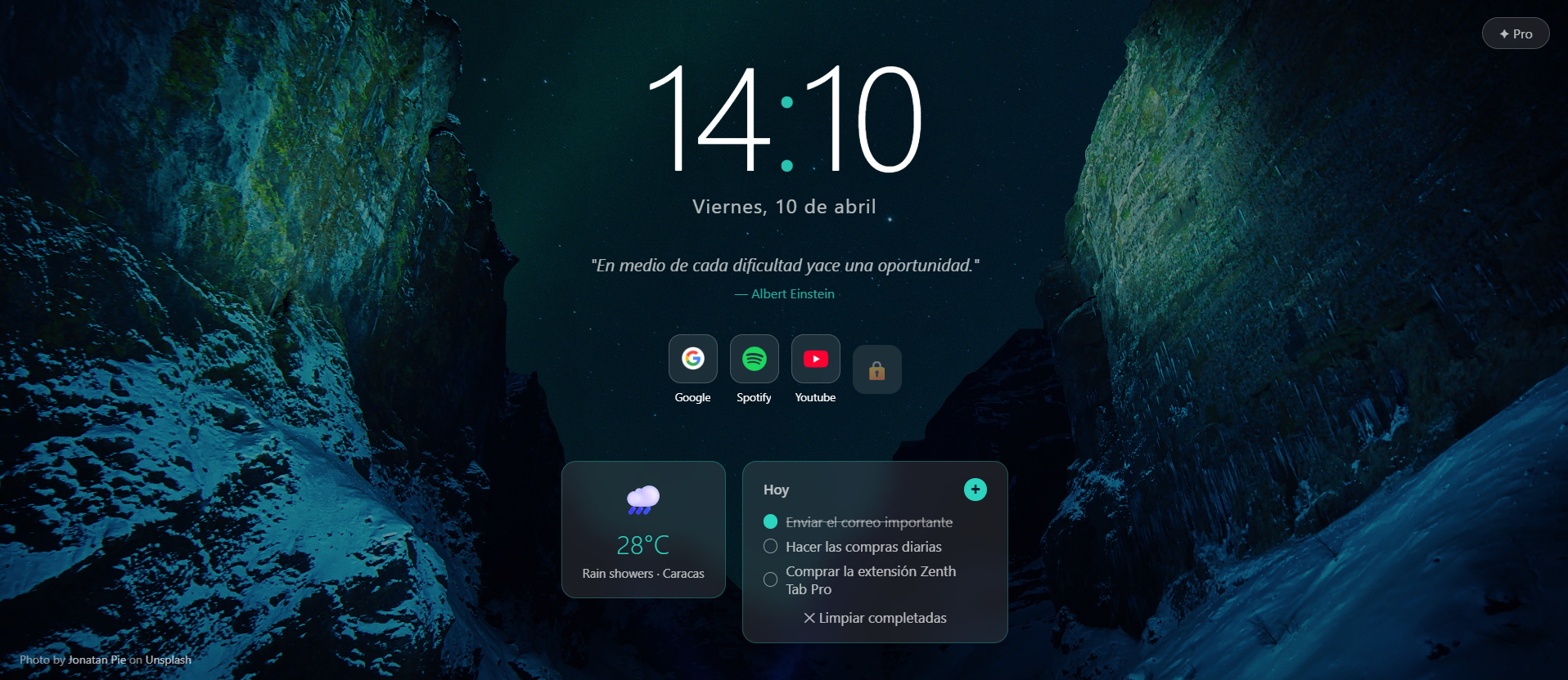 Zenth Tab